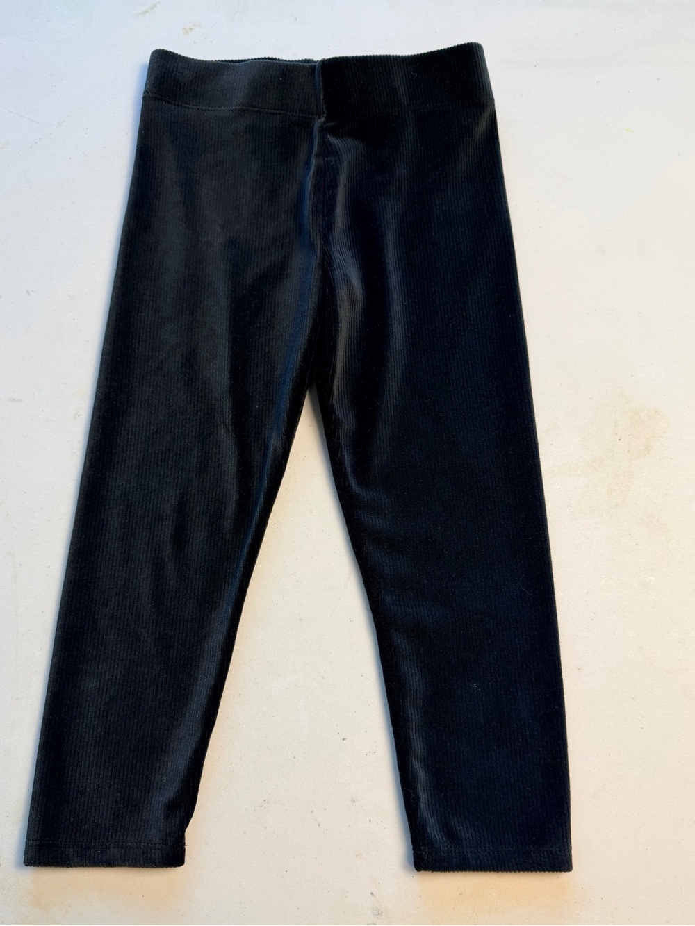 Black Kids Corduroy Leggings